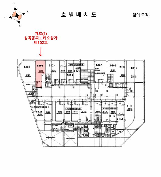 경기도 부천시 원미구 심곡동 385 심곡동피노키오상가 지1층비102호 근린상가 경매 사진 10