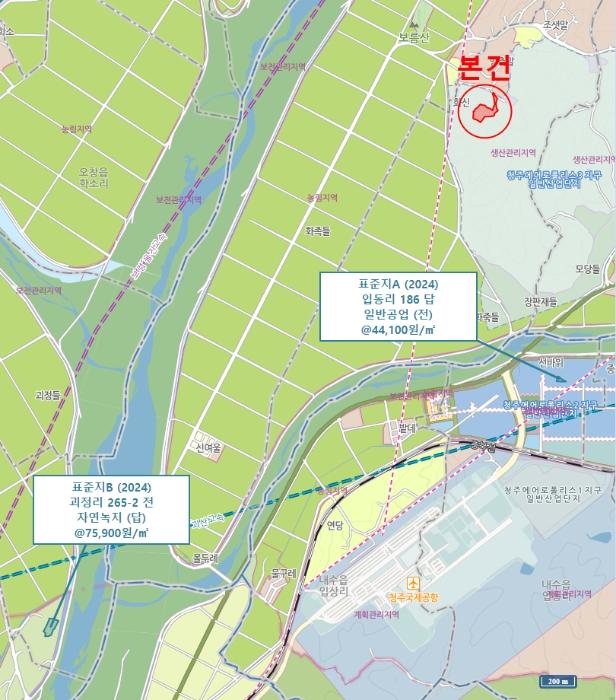 충청북도 청주시 흥덕구 오송읍 동평리 57-1 답 경매 사진 15