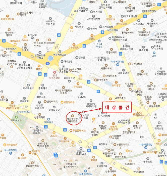 인천광역시 미추홀구 숭의동 331-14 대준블루온 7층702호 오피스텔 경매 사진 10