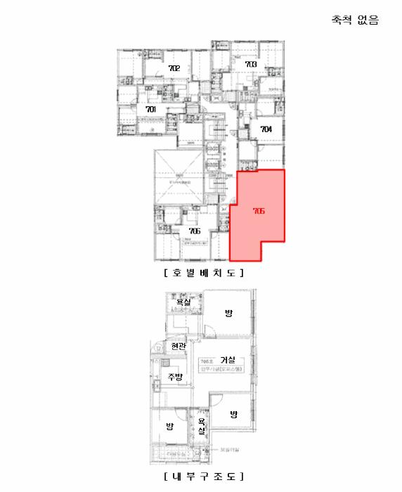인천광역시 미추홀구 주안동 171-10 비와이펠리스 7층705호 오피스텔 경매 사진 9
