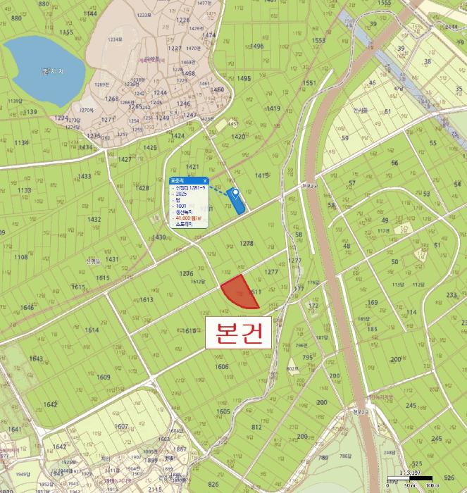 경상북도 경주시 건천읍 신평리 1611-1 답 경매 사진 6