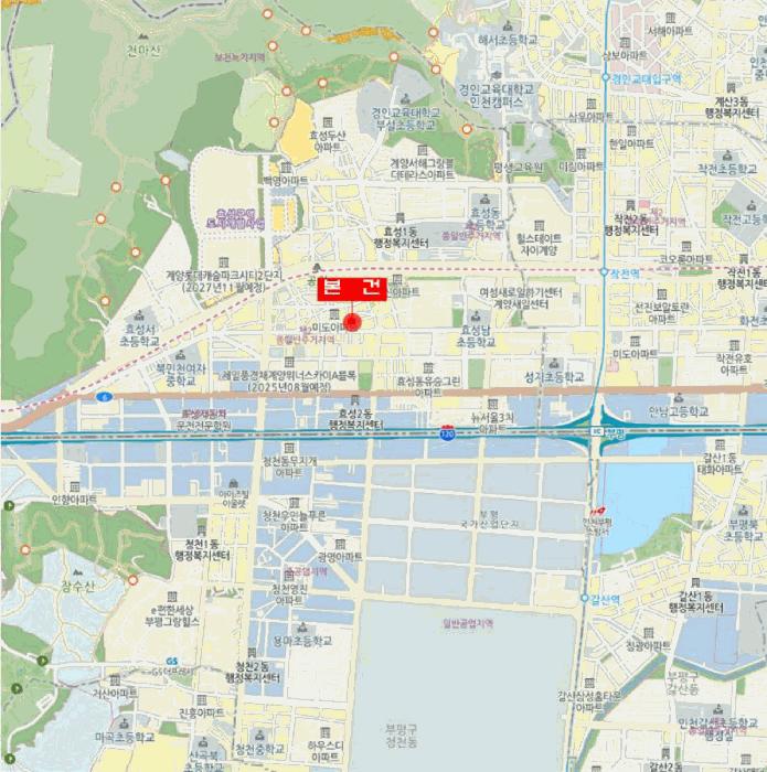 인천광역시 계양구 효성동 232-36 효성라온힐스 가동 5층502호 오피스텔 경매 사진 11