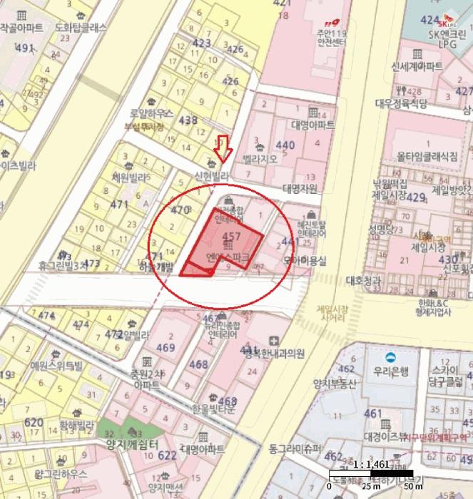 인천광역시 미추홀구 도화동 457-4 엔에스파크 3층305호 오피스텔 경매 사진 12