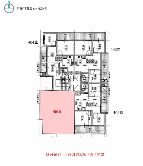 경기도 부천시 소사구 소사본동 57-9 금상그랜드빌 4층 401호 다세대(빌라) 경매 사진 10