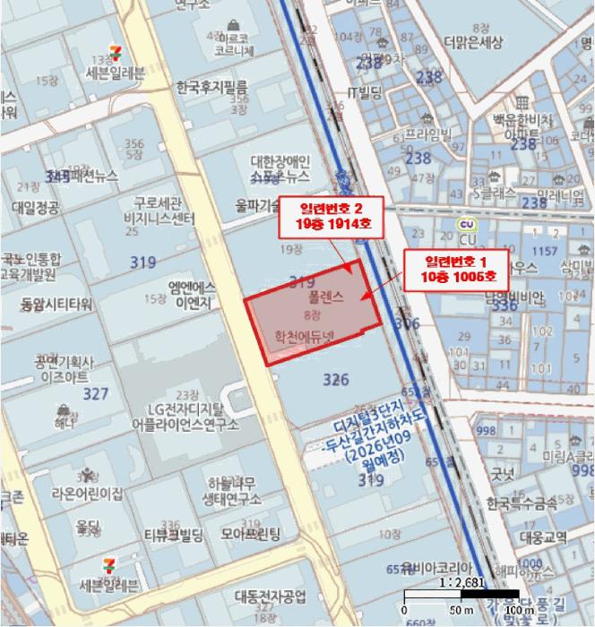 서울특별시 금천구 가산동 319-8 에이스한솔타워 제10층 제1005호 아파트형공장 경매 사진 17