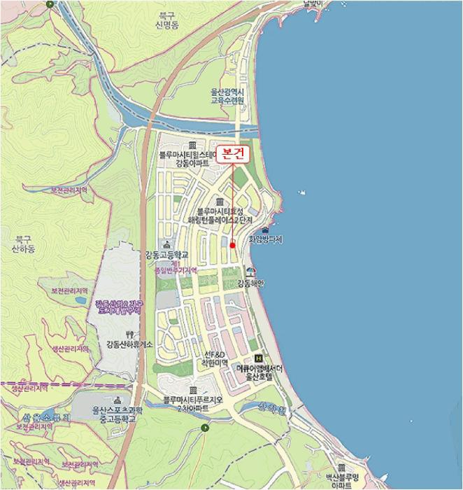 울산광역시 북구 산하동 999-2 오션파크1동 1층102호 근린상가 경매 사진 9