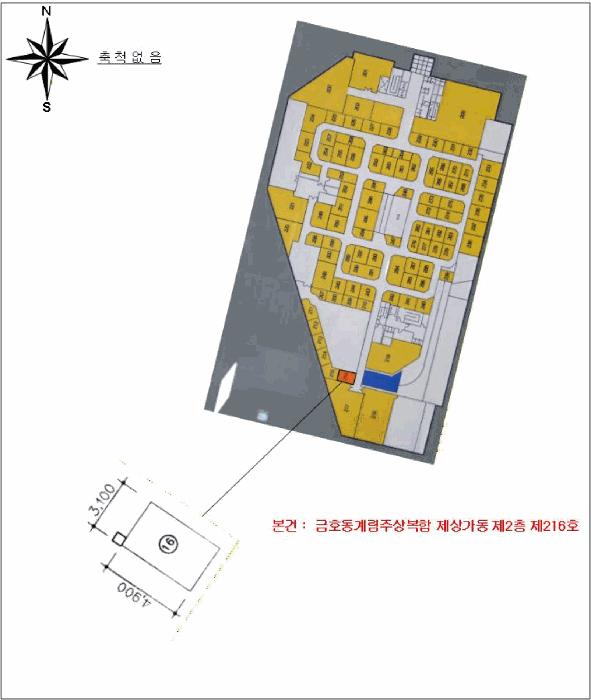 광주광역시 동구 계림동 100-11 금호계림주상복합 상가동 2층216호 근린상가 경매 사진 11