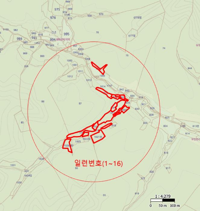 경상북도 영양군 청기면 토곡리 838 임야 경매 사진 9