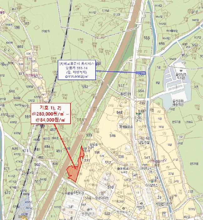 경상북도 울진군 후포면 삼율리 530-1 임야 경매 사진 7