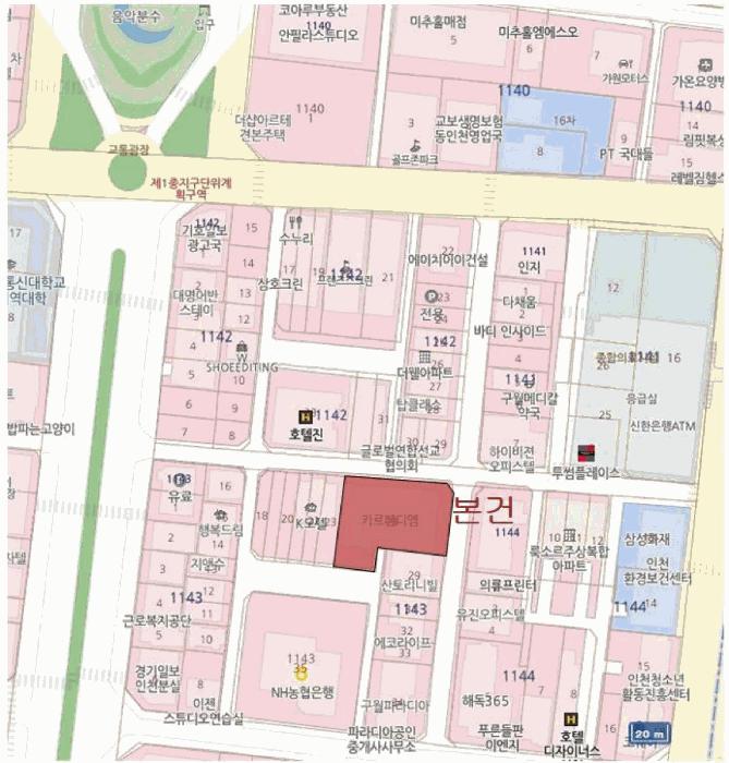 인천광역시 남동구 구월동 1143-24 카르페디엠 5층501호 오피스텔 경매 사진 9