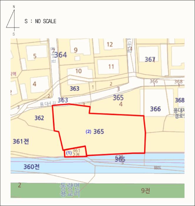 충청북도 충주시 동량면 용교리 361-2 대지 경매 사진 8