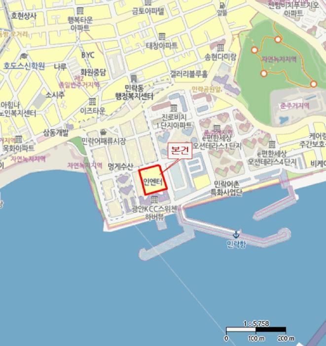 부산광역시 수영구 민락동 181-88 타워더모스트광안 1층112호 근린상가 경매 사진 11