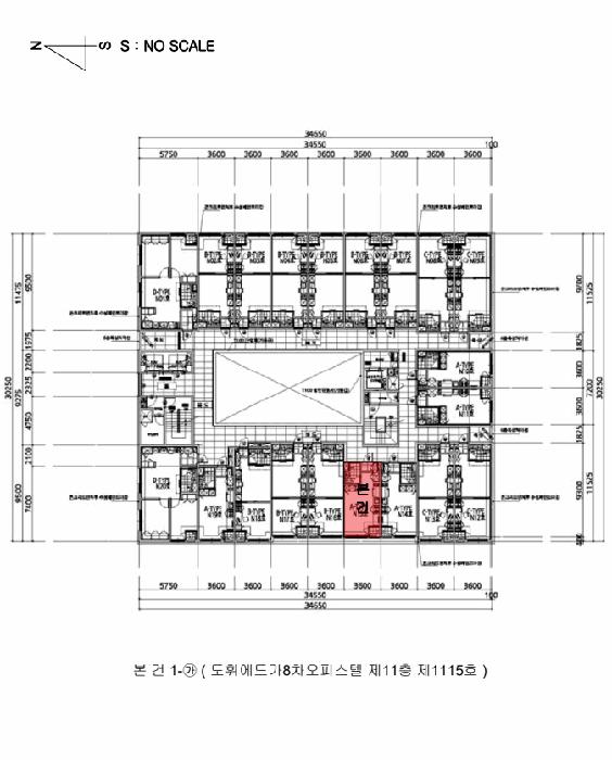 전라남도 무안군 삼향읍 남악리 2250 도휘에드가8차오피스텔 11층1115호 오피스텔 경매 사진 6