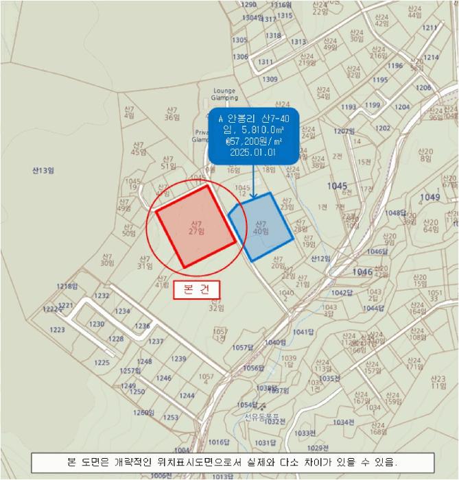 경상남도 산청군 신안면 안봉리 산7-27 임야 경매 사진 7