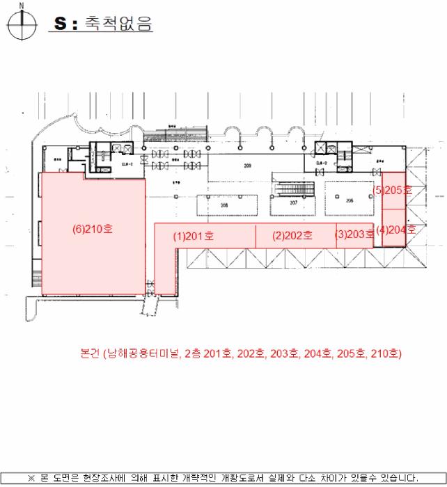 경상남도 남해군 남해읍 북변리 316-3 남해공용터미널 2층201호 근린상가 경매 사진 20