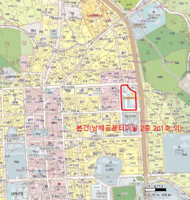 경상남도 남해군 남해읍 북변리 316-3 남해공용터미널 2층201호 근린상가 경매 사진 21