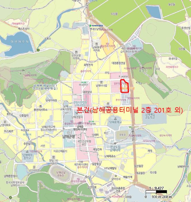 경상남도 남해군 남해읍 북변리 316-3 남해공용터미널 2층201호 근린상가 경매 사진 22