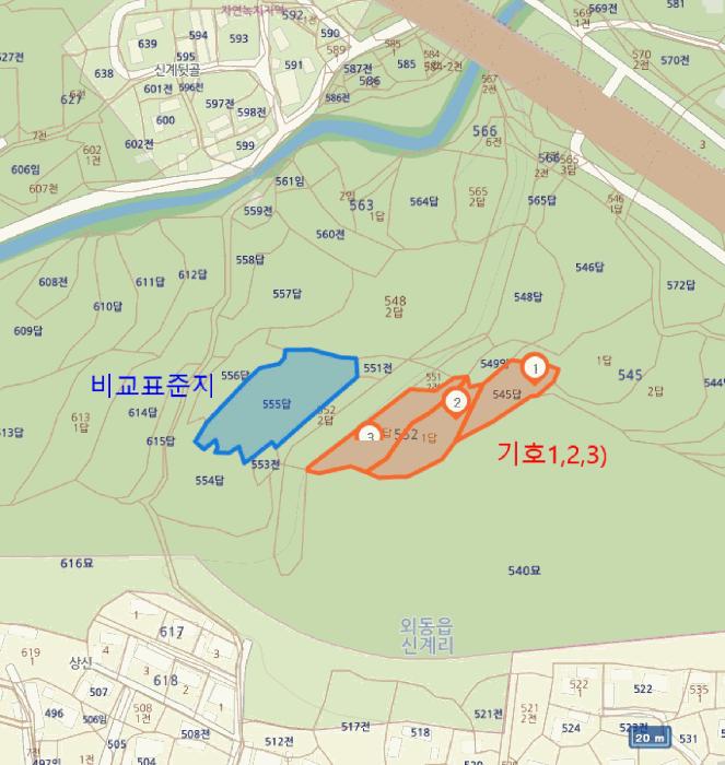 경상북도 경주시 외동읍 신계리 545 답 경매 사진 8