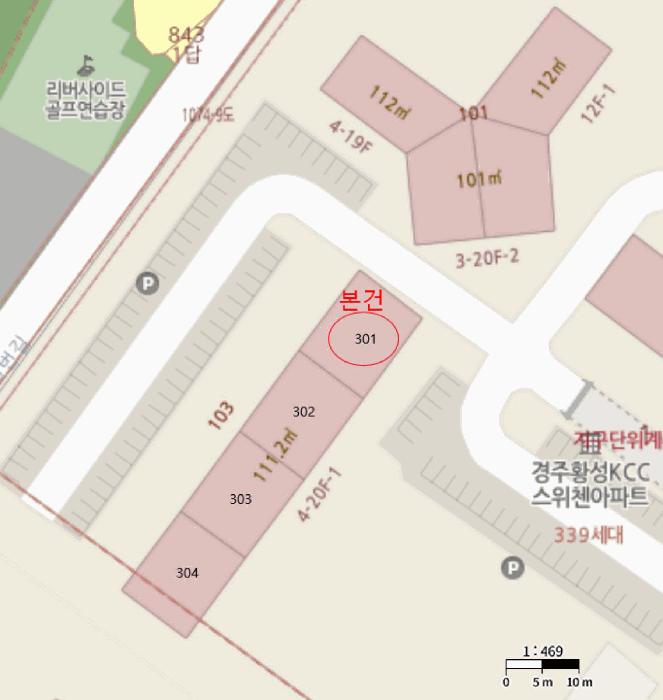 경상북도 경주시 황성동 1074-1 황성케이씨씨스위첸 제103동 제3층 제301호 아파트 경매 사진 7