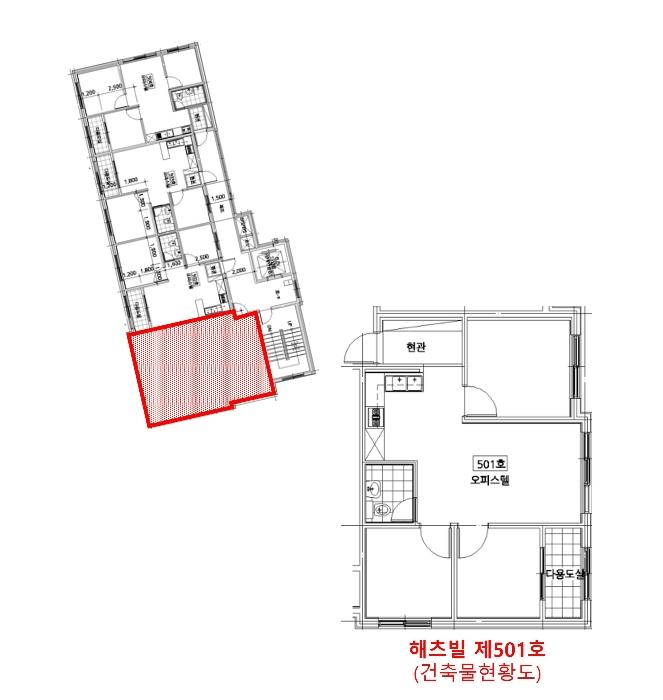 서울특별시 구로구 오류로 104, 제5층 제501호 (오류동, 해츠빌)구) 서울특별시 구로구 오류동 76-2 오피스텔 경매 사진 10