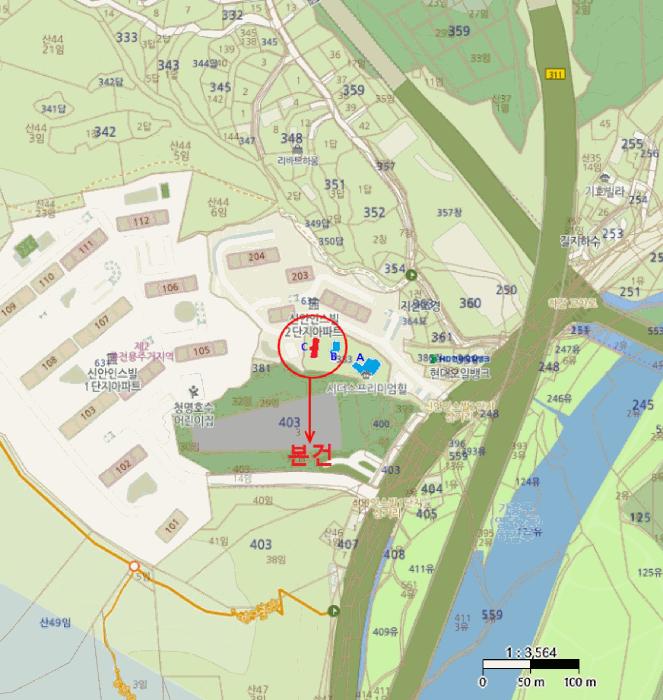 경기도 용인시 기흥구 덕영대로 1879-2, 씨동 2층202호 (하갈동,시더스프리미엄힐)구) 경기도 용인시 기흥구 하갈동 383 다세대(빌라) 경매 사진 10
