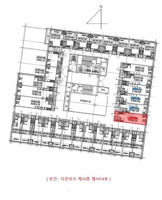 경기도 부천시 원미구 심곡동 458-2 다온하브 10층 1014호 아파트 경매 사진 10