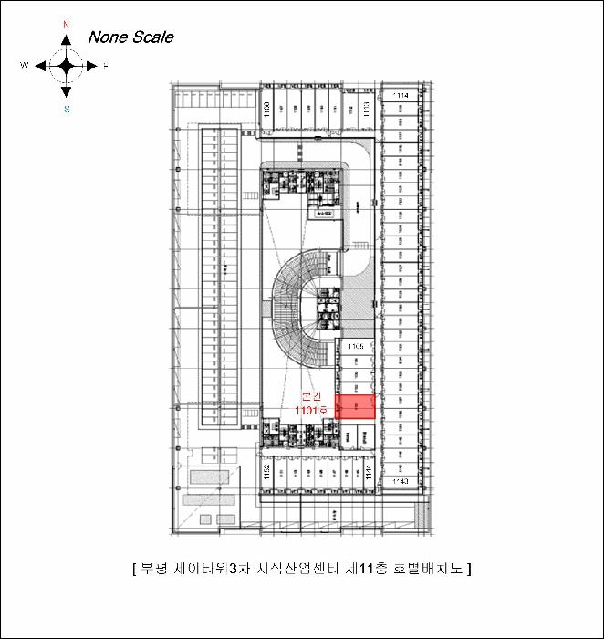 인천광역시 부평구 청천동 426-1 부평 제이타워3차 지식산업센터 11층1101호 아파트형공장 경매 사진 12