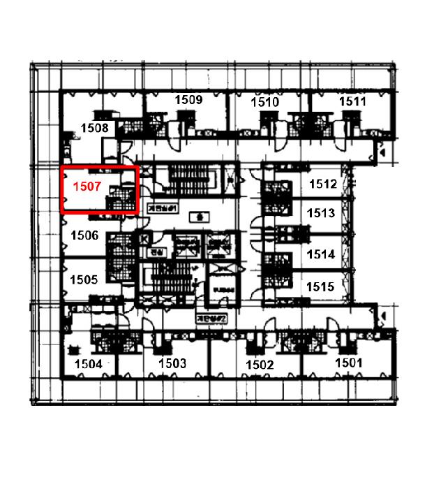 경기도 부천시 원미구 중동 1145 매트로팰리스투에이 15층1507호 오피스텔 경매 사진 10