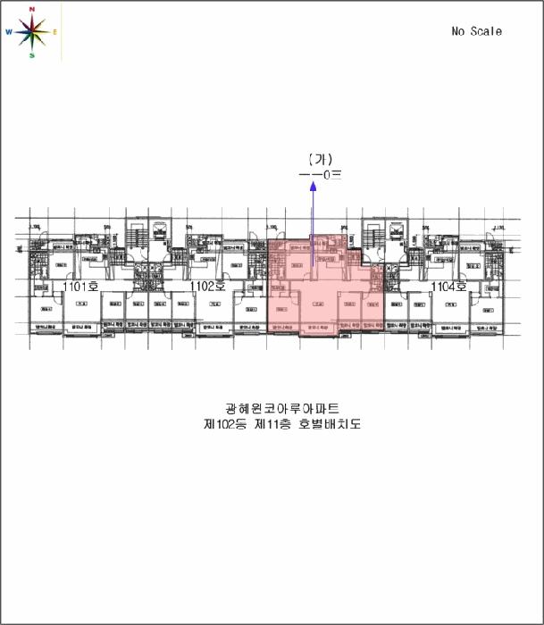 충청북도 진천군 광혜원면 광혜원리 1085 광혜원코아루아파트 102동 11층1103호 아파트 경매 사진 8