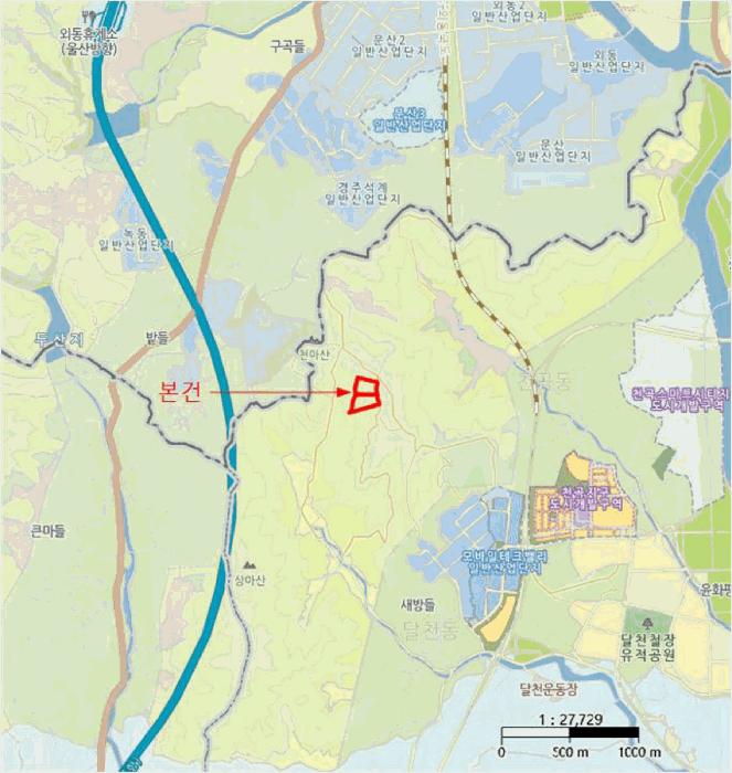 울산광역시 북구 달천동 산166 임야 경매 사진 17