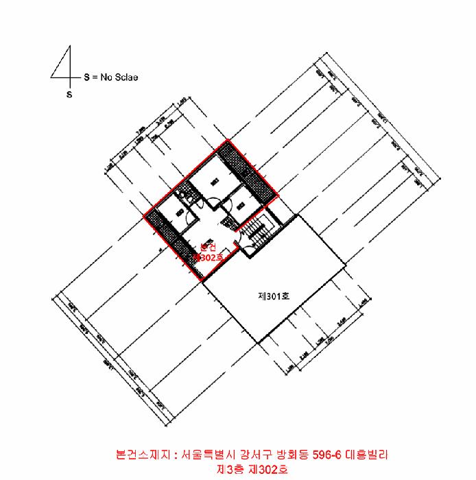 서울특별시 강서구 방화동 596-6 대흥빌라 제3층 제302호 다세대(빌라) 경매 사진 17
