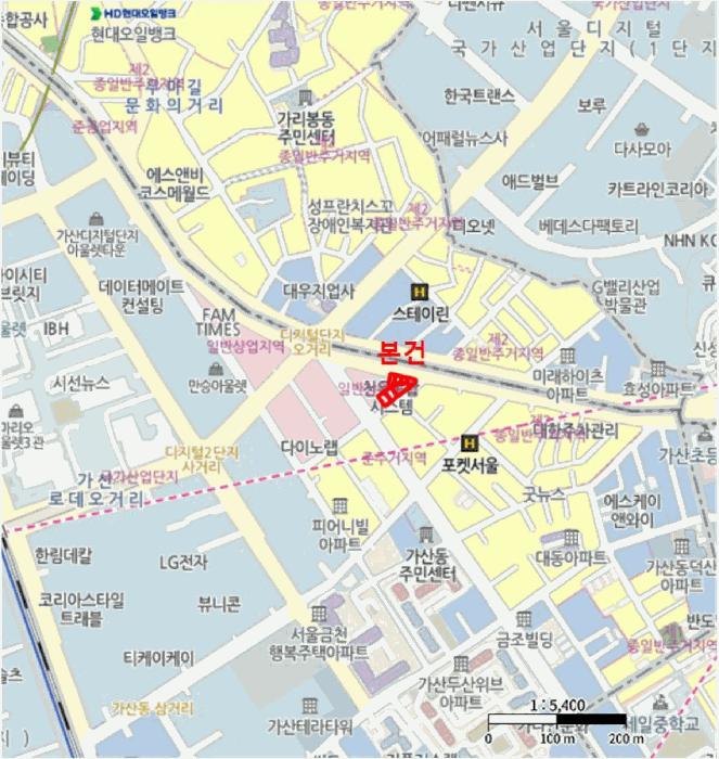 서울특별시 금천구 가산동 141-2 가산양우내안애애플 제6층 제604호 오피스텔 경매 사진 15