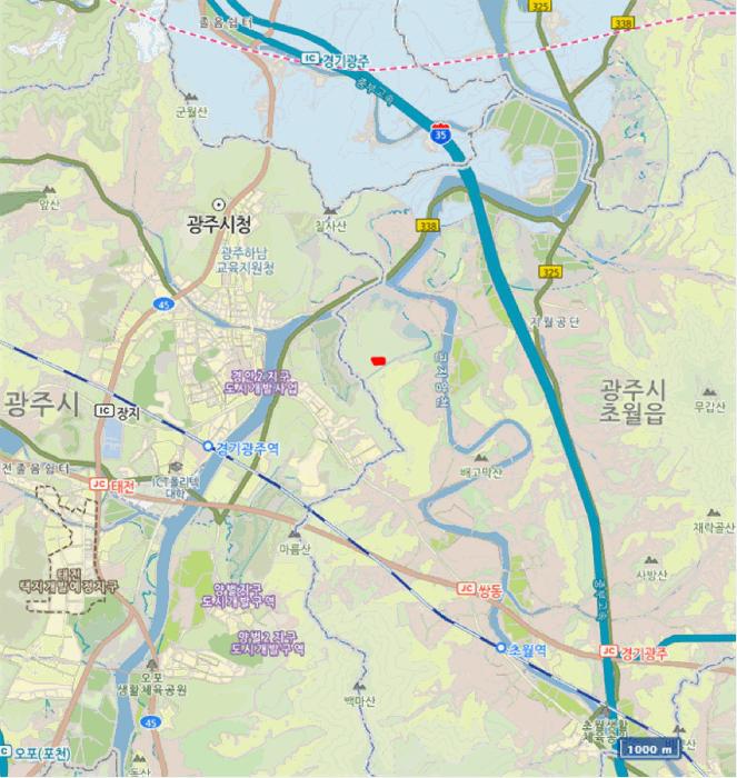 경기도 광주시 초월읍 지월리 산55-5 임야 경매 사진 8