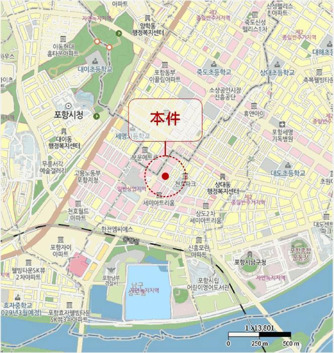 경상북도 포항시 남구 상도동 603-8 상도동주상복합 8층801호 도시형생활주택 경매 사진 12