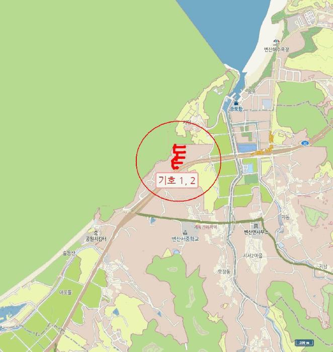 전북특별자치도 부안군 변산면 운산리 531-108 임야 경매 사진 19