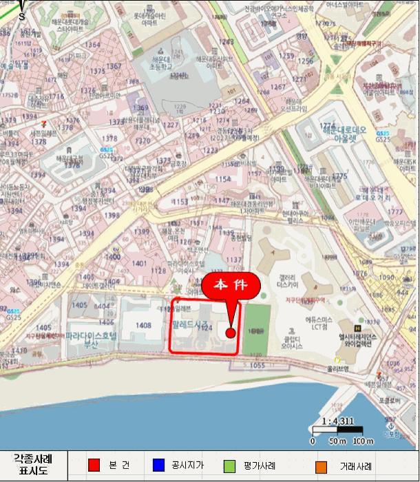 부산광역시 해운대구 중동 1124-2 팔레드시즈 7층103-704호 콘도(호텔) 경매 사진 10