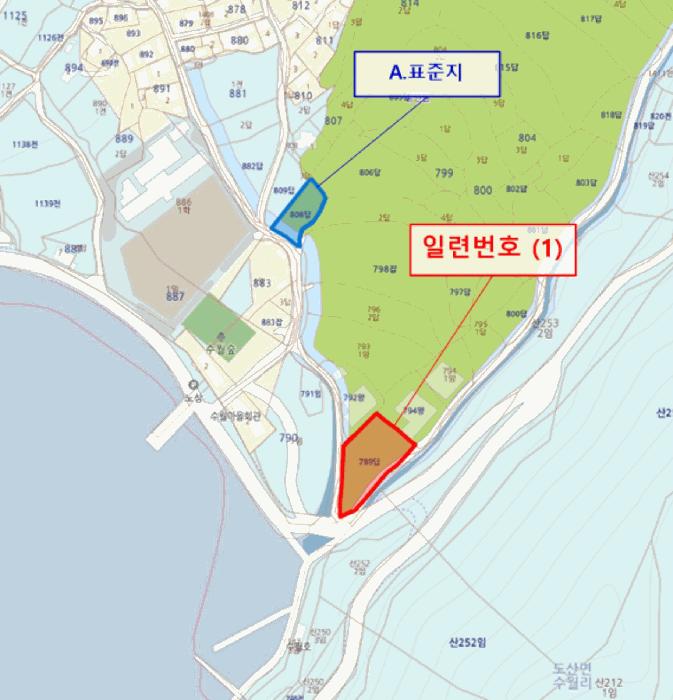 경상남도 통영시 도산면 수월리 789 답 경매 사진 9