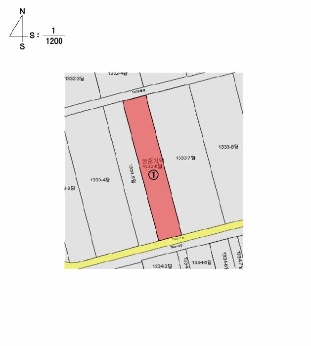 전라남도 영암군 도포면 구학리 1333-6 답 경매 사진 7