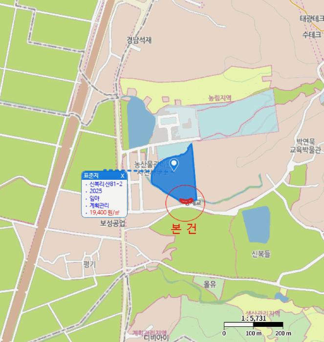 경상남도 사천시 용현면 신복리 591 임야 경매 사진 4