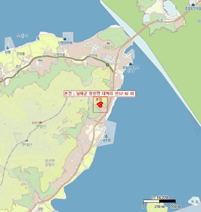 경상남도 남해군 창선면 대벽리 산57-10 임야 경매 사진 13