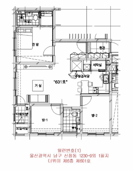 울산광역시 남구 신정동 1230-9 더위미 6층601호 오피스텔 경매 사진 13
