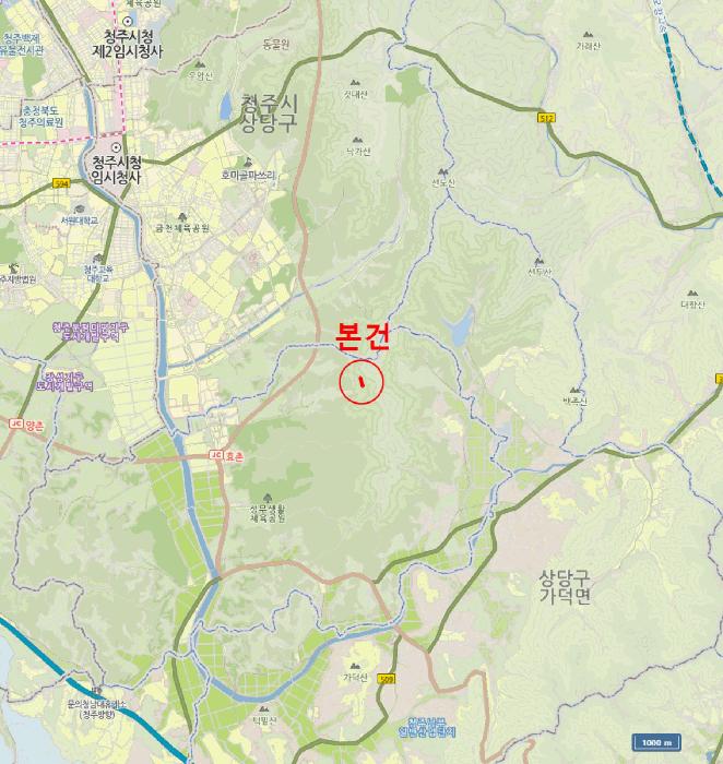충청북도 청주시 상당구 남일면 송암리 산24-40 임야 경매 사진 7