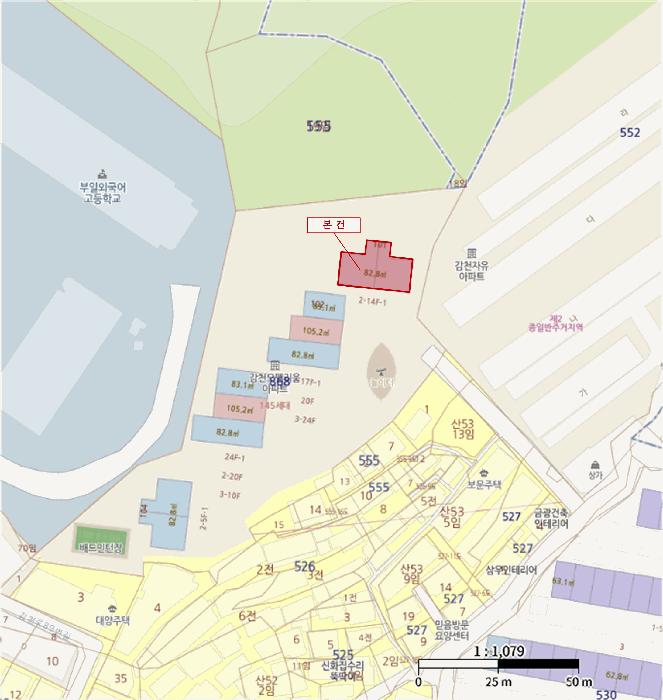 부산광역시 사하구 감천동 868 감천 오펠리움 아파트 101동 14층1402호 아파트 경매 사진 9