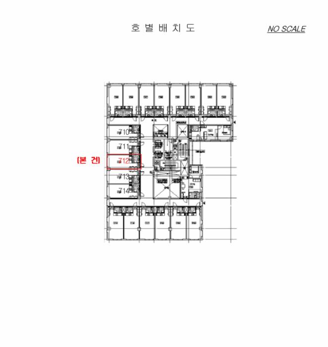 인천광역시 서구 청라에메랄드로102번길 10, 7층712호 (연희동,청라리치아노)구) 인천광역시 서구 청라동 167-1 오피스텔 경매 사진 8