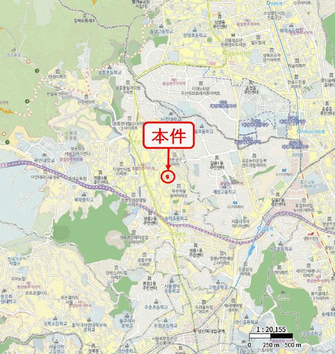 서울특별시 성북구 정릉동 206-141 행복드림빌 에이동 5층 501호 다세대(빌라) 경매 사진 17