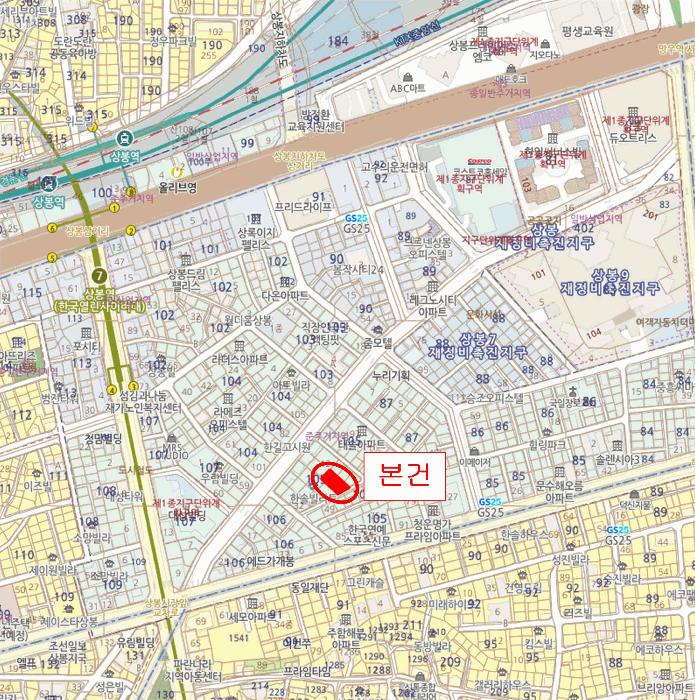 서울특별시 중랑구 상봉동 105-17 상봉동원데자뷰2차 3층 304호 다세대(빌라) 경매 사진 13
