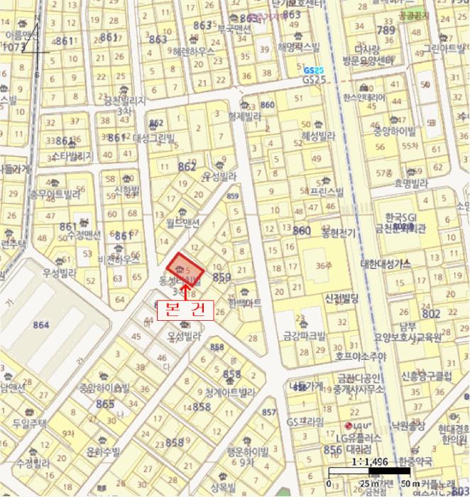 서울특별시 금천구 시흥동 859-15 동성리치빌 제2층 제202호 다세대(빌라) 경매 사진 11