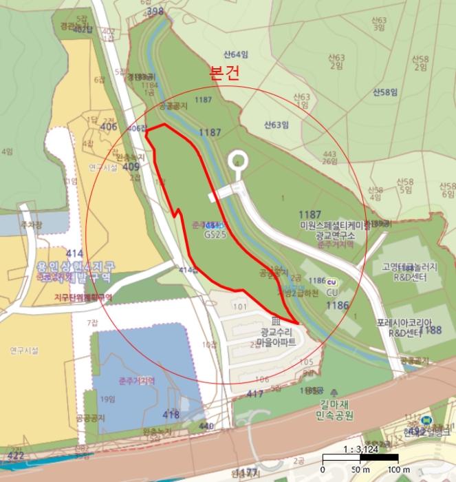 경기도 용인시 수지구 포은대로59번길 37, 지4층비408호 (상현동,시그니처광교지식산업센터)구) 경기도 용인시 수지구 상현동 1184 아파트형공장 경매 사진 15