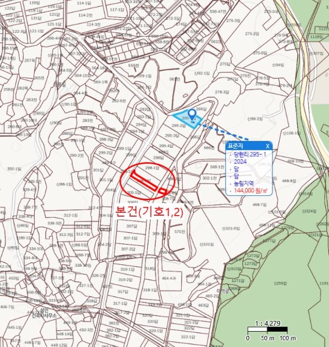 경기도 평택시 고덕면 당현리 298-6 답 경매 사진 11