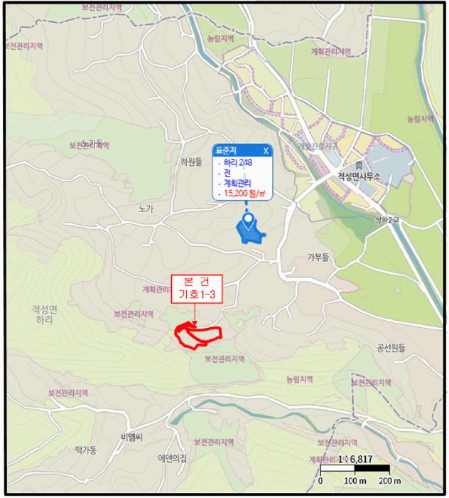충청북도 단양군 적성면 하리 212 전 경매 사진 17